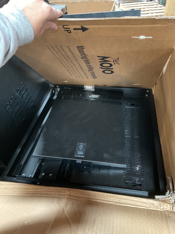 Photo 1 of **FOR PARTS ONLY/ MISSING ASSEMBLY PIECES** Tecmojo 9U Wall Mount Rack Cabinet, Heavy-Duty 176 Lbs High Load Capacity, 19” Enclosed Server Network Rack with Glass Door, 17.7” Deep – Elite Collection