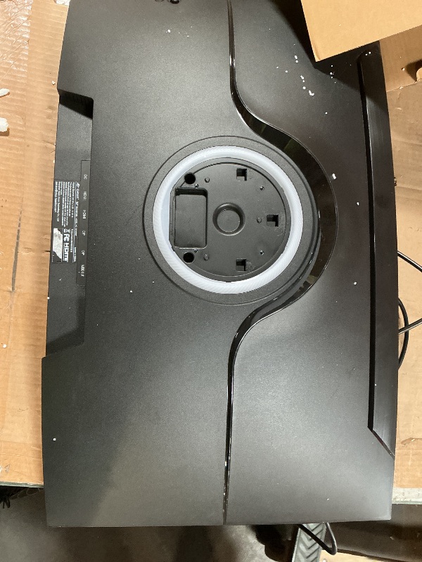 View 5 of **SCREEN SEVERLY DAMAGED/ FOR PARTS ONLKY/ NON-FUNCTIONAL*** CRUA 32" Curved Gaming Monitor, 4k UHD(3840 * 2160P) VA Screen, 1500R, 144Hz/160Hz Computer Moniter, Supports AMD Freesync, 120% sRGB, Built-in Speakers, Wall Mountable Installs(HDMI 2.1/DP 1.4)