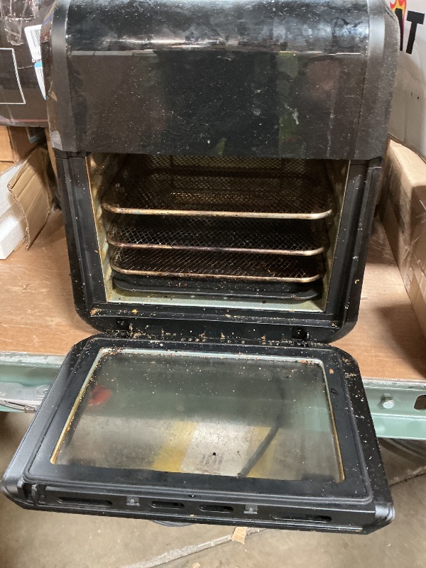 Photo 1 of ***VERY USED/VERY DIRTY/VIEW PHOTOS ***Chefman 12-Quart 5-in-1 Air Fryer Oven with Digital Timer, Touchscreen, and 12 Presets - Family Size Countertop Convection Oven, Dishwasher-Safe Parts