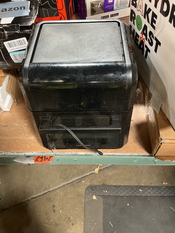 Photo 1 of ***VERY USED/VERY DIRTY/VIEW PHOTOS ***Chefman 12-Quart 5-in-1 Air Fryer Oven with Digital Timer, Touchscreen, and 12 Presets - Family Size Countertop Convection Oven, Dishwasher-Safe Parts