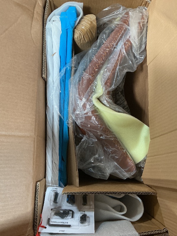 Photo 1 of ***PARTIAL SET/ ONLY 2 CHAIRS*** DUMOS 26 Inch Counter Height Bar Stools Set of 4, Modern Faux Leather High Barstools with Back and Metal Leg, Bar Chairs for Kitchen Island, Brown