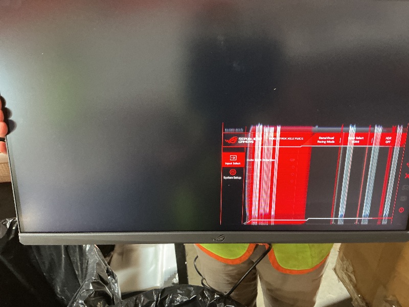 Photo 1 of *** BLURRED SCREEN/VIEW PHOTOS***ASUS ROG Strix 27” 4K HDR400 USB-C Gaming Monitor(XG27UCS)–UHD (3840 x 2160), 160Hz, 1ms, Fast IPS,130% sRGB,Extreme Low Motion Blur Sync, G-Sync Compatible, DisplayWidget, Tripod socket, 3yr warranty