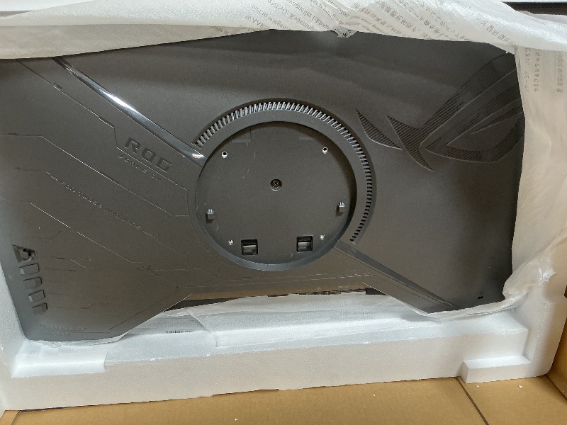 Photo 1 of *** BLURRED SCREEN/VIEW PHOTOS***ASUS ROG Strix 27” 4K HDR400 USB-C Gaming Monitor(XG27UCS)–UHD (3840 x 2160), 160Hz, 1ms, Fast IPS,130% sRGB,Extreme Low Motion Blur Sync, G-Sync Compatible, DisplayWidget, Tripod socket, 3yr warranty