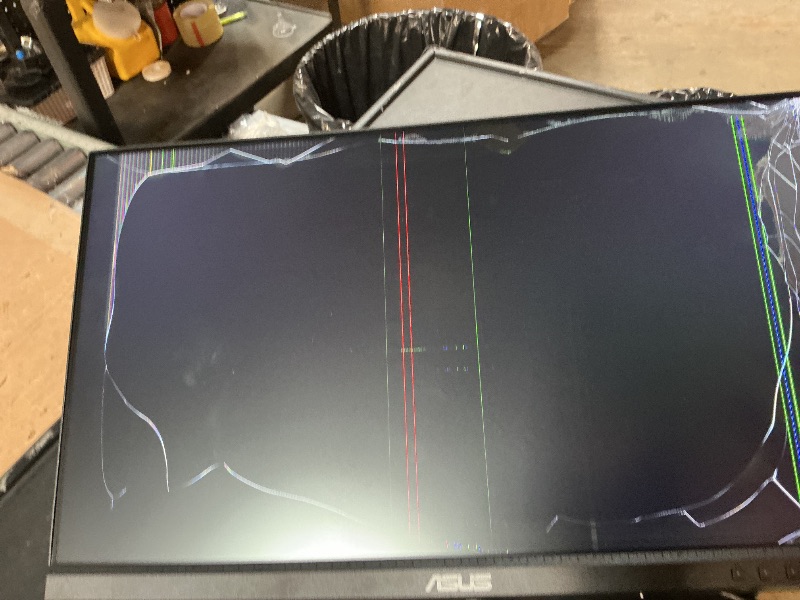 Photo 1 of *** FOR PARTS ONLY/ SCREEN BROKEN *** ASUS 24" 1080P Multi-Touch Monitor (BE24ECSBT) - Full HD, IPS, 10-Point Touch, IPS, Eye Care, USB-C with Power Delivery, HDMI, DisplayPort Daisy Chain, Height Adjustable, VESA Wall Mountable
