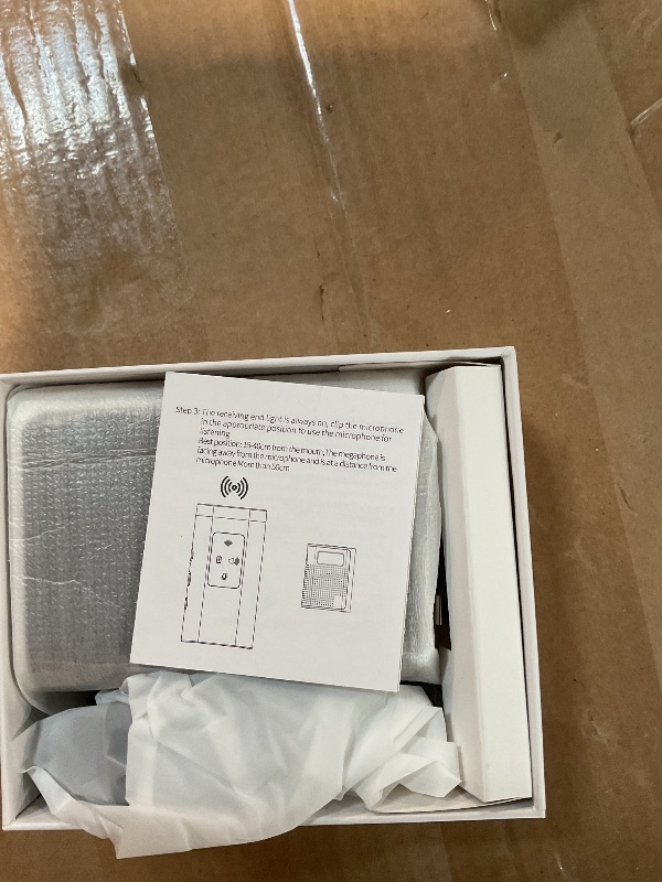 Photo 1 of 2026 New Upgraded Voice Amplifier Wireless Microphone with Magnetic Lavalier, LED Display Screen, Rechargeable Portable Microphone Speaker for Teachers, Classroom, Yoga, Meetings, Speeches, Tours