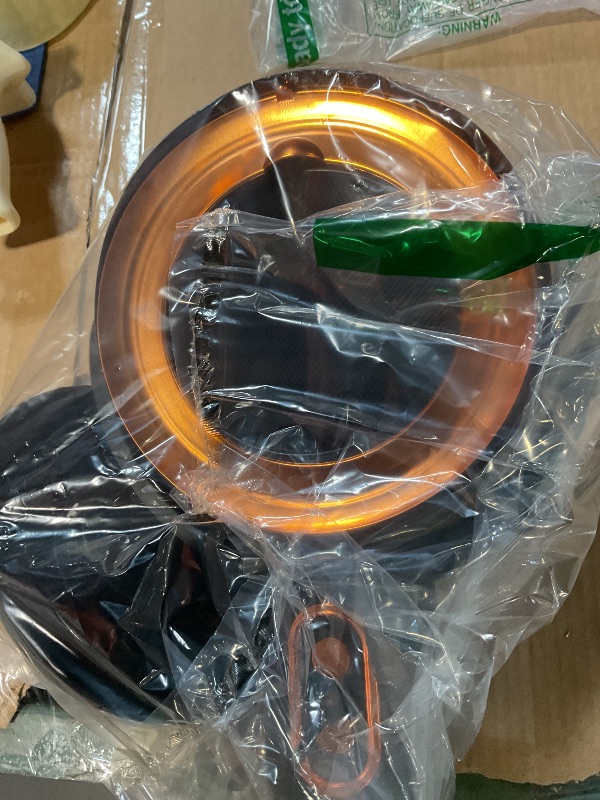 Photo 1 of ***FOR PARTS ONLY GETS TOO HOT AND SHUTS OFF /MISSING STAND PIECE FOR BASE*** PuffHide Purifer & Smoke Away Purifier Fan Portable Black Gold Adjustable Angle Puff-Hide PurifierFan,Tabletop SmokePurifier Filters for RemovesOdor(Plug-ln)