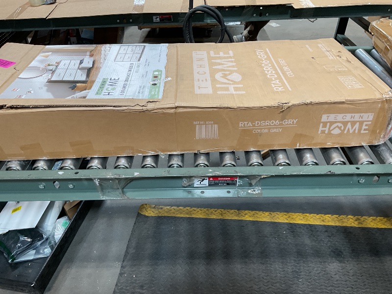 Photo 1 of **MISSING HARDWARE** Modern 6-Drawer Dresser with Spacious Storage,Sturdy Wood Frame, and Large Capacity Drawers, Dressers for Bedroom, Home Organization Storage for Living Room or Hallway, Grey