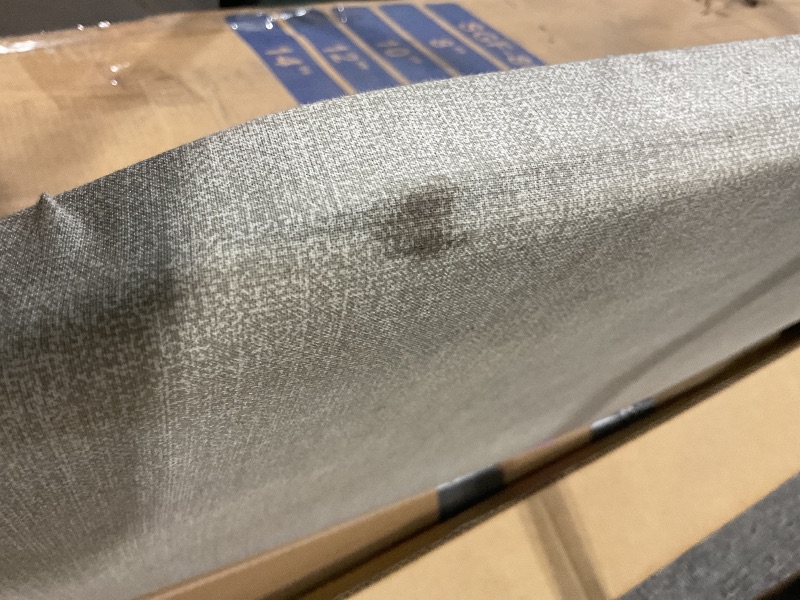 Photo 1 of **DIRT. MISSING FOOTCAP****Denim Gray with Black Frame (Non-Electric) Metal Fold Out (No Swivel) Ironing Board Size B (49 in. x 15 in.)