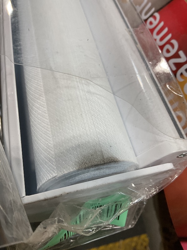 Photo 1 of **DIRT/SCRAPE ON EDGE**Persilux Cordless Zebra Blinds for Windows Shades (59" W x 72" H, White) Dual Layer Fabric for Day and Night Thermal Roller Shades, Free-Stop Room Darkening Sheer Shades for Home, Office and Bedroom