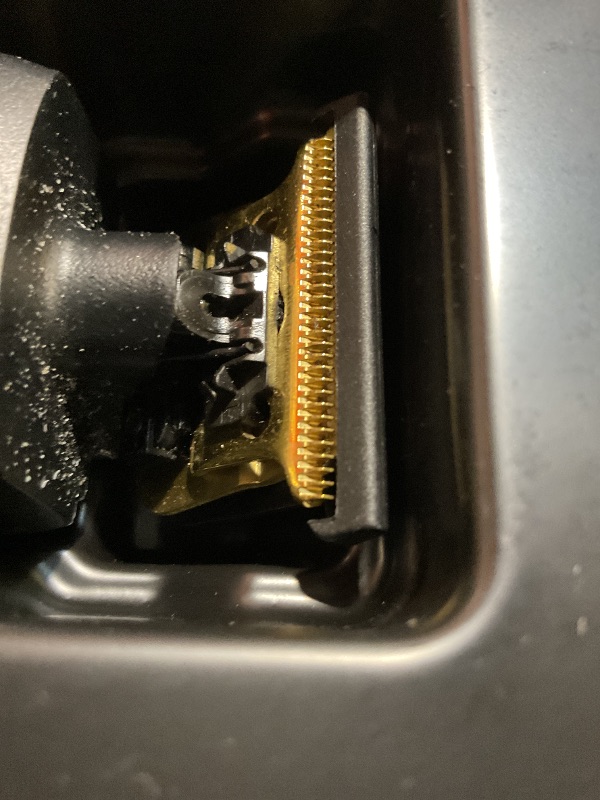 View 2 of **FOR PARTS ONLY / HAS BROKEN BLADE*** Andis 74150 GTX-EXO Professional Cord/Cordless Lithium-ion Electric Beard & Hair Trimmer with Charging Stand, Black