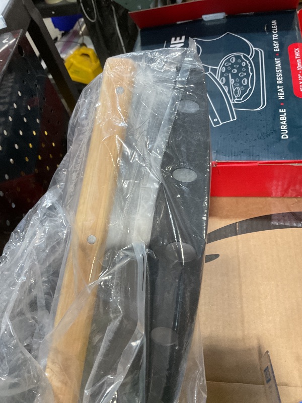 Photo 1 of **MISSING PADDLE. HEAVY DIRT ON STONE**Pizza Stone for Oven Set - 15 x 12 inch Stone for Grill - 3PCS PizzaMaking Accessories - Large Pizza Oven Stones - Baking Stones for Bread and Pizzas