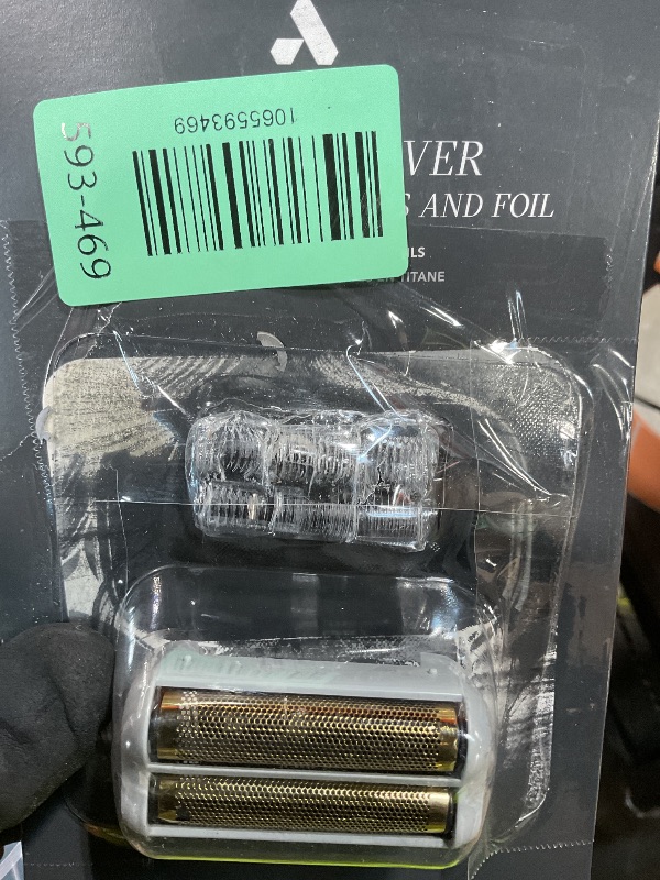 Photo 1 of ** 1 HEAD HOLE DAMAGE**Andis 17280 ProFoil Lithium TS-1 Replacement Foil & Cutter – Titanium, Professional Shaver Performance