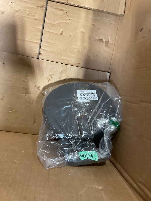 Photo 1 of **BURN DAMGE. MISSING CHARGER. SELLING FOR PARTS**Grillbot Automatic Grill Cleaning Robot with Nylon Brushes, BBQ Grill Cleaner, Grill Brush, Grill Scraper, BBQ Accessories (Black Grillbot + Carry Case)