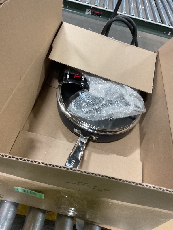 Photo 1 of **HAS DAMAGES/ DENTS & SCRATCHES*** T-Fal Platinum Nonstick Jumbo Cooker 5 Quart Induction Oven Broiler Safe 500F Cookware, Pots and Pans, Dishwasher Safe Slate