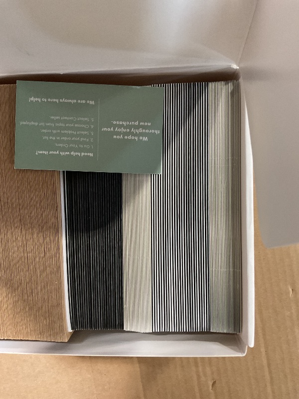Photo 1 of 100 Thank You Cards with Envelopes - Bulk Pack Black Thank You Cards 4x6 Inch Minimalistic Design - Suitable for Business, Baby Shower, Wedding, Small Business, Graduation, Bridal Shower, Funeral