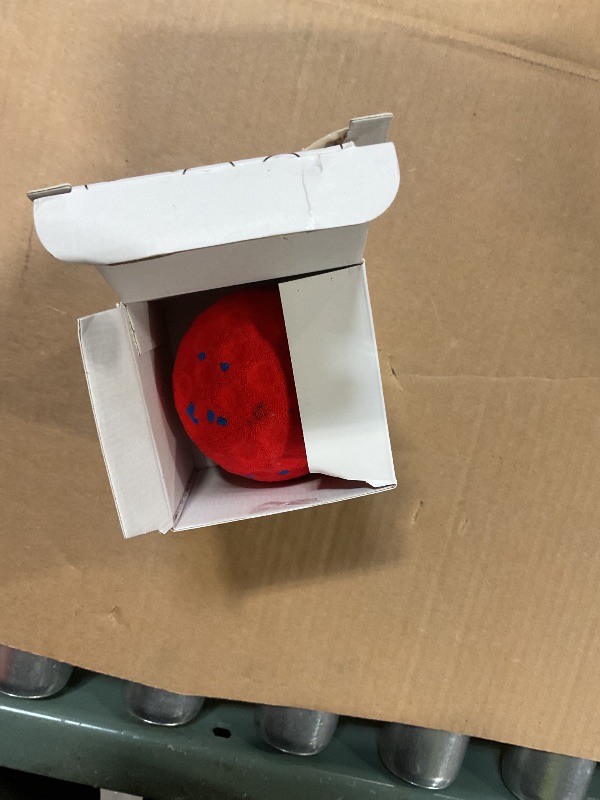 Photo 1 of **AUTOMATIC FEATURE NON-FUNCTIONAL** AronYada Smart Interactive Dog Toys for Aggressive Chewers, Self-Moving Chew Proof Dog Ball with Automatic Vibrating, IP54 Waterproof & E-TPU Material - Boredom & Training(red)