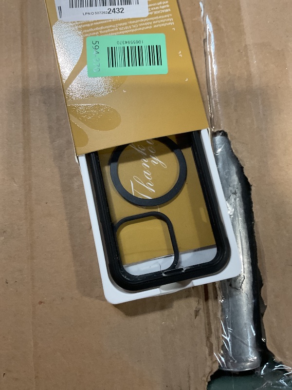 Photo 1 of **BROKEN** Miracase Magnetic Glass for iPhone 13 Pro Case,Compatible with MagSafe,Full-Body Bumper with Shockproof Military-Grade,Built-in 9H Tempered Glass Screen Protector for iPhone 13 Pro,Acacia Green