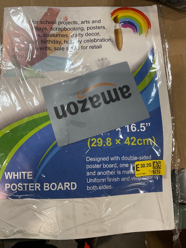 Photo 1 of 10 Pcs Poster Board 11.7 x 16.5 Inches White Poster Board Paper Bulk, ROOKEA 250 GSM Thickness Vision Board Blank Graphic Display Posterboards for Drawing Artwork School Arts Crafts Projects