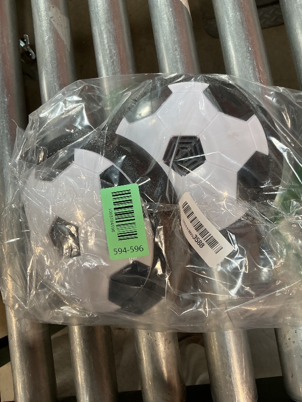 Photo 1 of 2 Pack Hover Soccer Ball with 8 Pcs Batteries, Air Floating Soccer Toy with LED Lights and Foam Bumper, Indoor Games for Kids 4-8-12, Toys Gifts for 3 4 5 6 7 8 9 Year Old Boys Girls