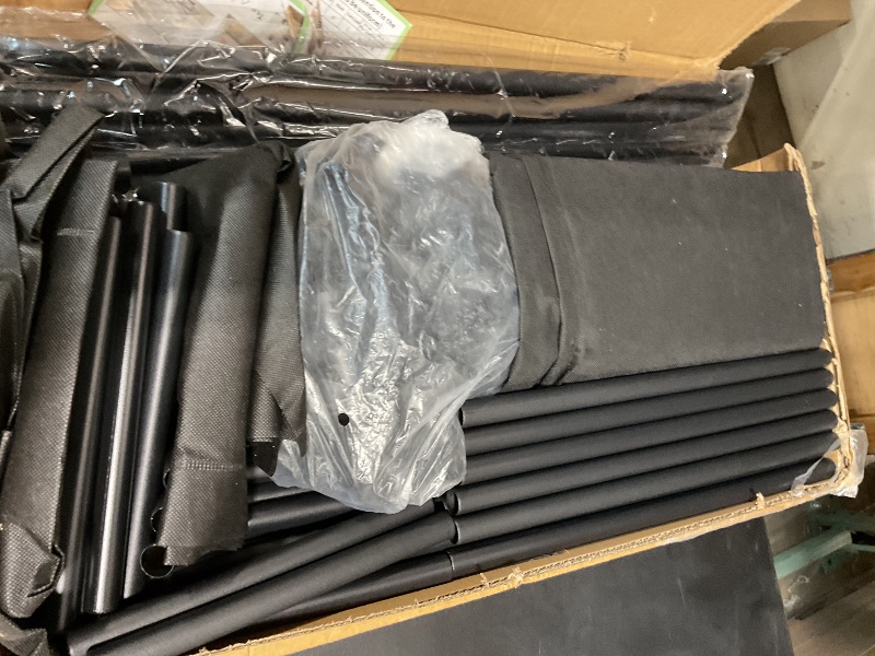 Photo 1 of **PARTS ONLY** WEALTHYHEART Portable Closet,Garment Rack,Heavy Duty Clothes Rack with Cover,Wardrobe Closet with 3 Hanging Rods, 9 Storage Shelves,55.1" L x 17.7" W x 67.7" H,Black