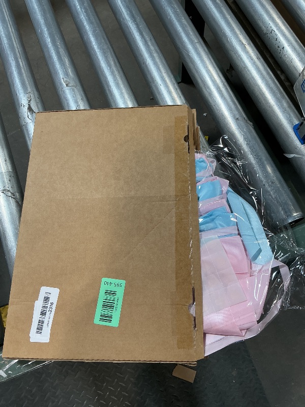 Photo 1 of 1-String Pink & Blue Bow Garland Banner, 8 Pre-Strung Double-Loop Satin Ribbon Bows, Valentines Day Decor for Baby Shower Bridal, Birthday & Wedding Party, Reusable Girls Coquette Room Wall Decor