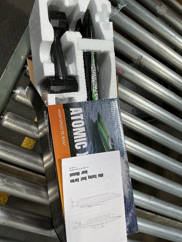 Photo 1 of **MISSING CHARGER CORD*** volantexrc Remote Control Boats for Pools and Lakes 20+MPH AtomicXS High Speed RC Boat for Adults Toy Boat Gifts with 2 Batteries & Reverse Function (795-5 Black)