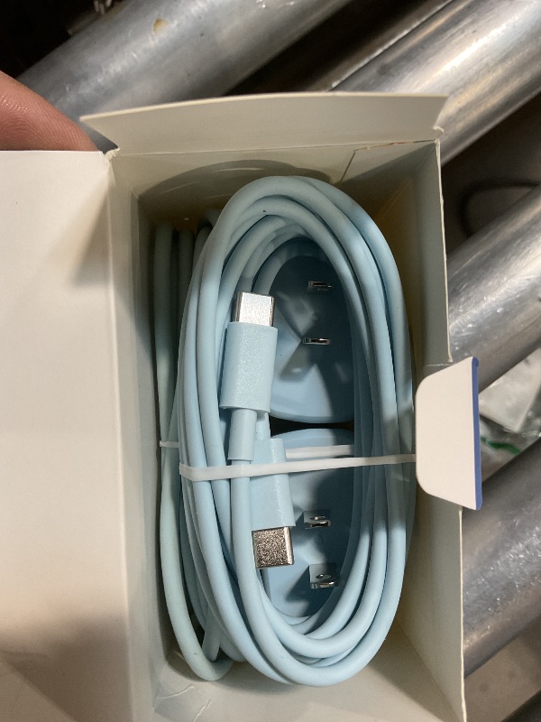Photo 1 of 45W USB C Fast Charger for iPhone 17/ Air/16/15 Pro Max,2Pack 10FT Type C Charger Block & Cable, PD 3.0 Super Fast Charging for iPad Pro MacBook Air/Pro M1/M2, AirPods-Blue
