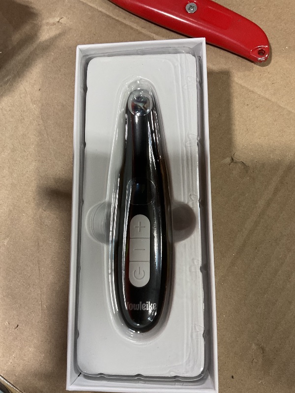 Photo 1 of *****NOT FUNCTIONAL****Vowleike Eye Lift Wand, 3 in 1 Vibrating 98°F to 113°F LCD Eye Massager for Dry Eyes, Dark Circles and Puffiness, Face & Neck Lifting Tool for Fine Lines and Wrinkles, Black