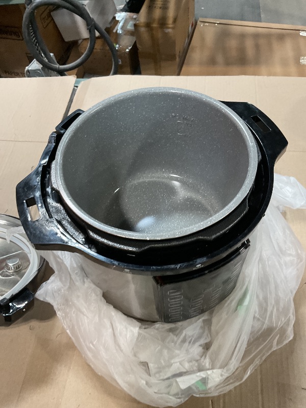 Photo 1 of ***FOR PARTS ONLY/ NON-FUNCTIONAL*** Simple Deluxe 16-in-1 Electric Pressure Cooker, 8QT Stainless Steel & Non-Stick Multi Cooker for Slow Cook, Meat Stew, Cake, Porridge, Multigrain, Dishwasher Safe, Silver