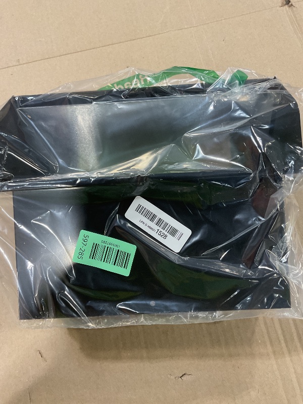 Photo 1 of 10 Inch Wall Vent Cap for Microwave Kitchen Range Hood Exhaust for 3-1/4"x10" Rectangular Duct Exhaust Vent Cap with Damper and Screen for Range Hood Kitchen Dryer Bath, Black