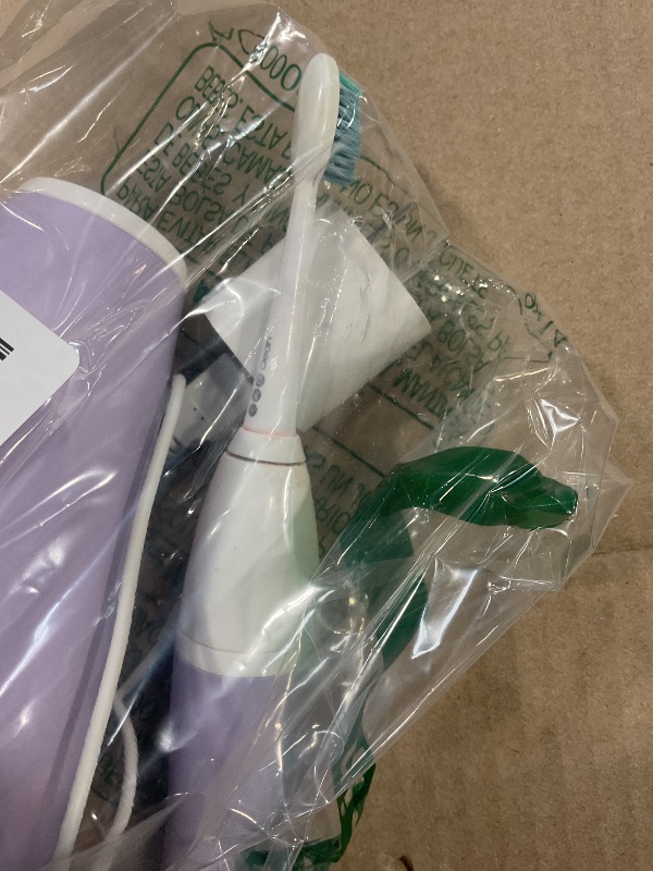 Photo 1 of *used*TAO Clean UV Sanitizing Sonic Toothbrush and Cleaning Station, Electric Toothbrush, Dual Speed Setting, Lilac Bliss