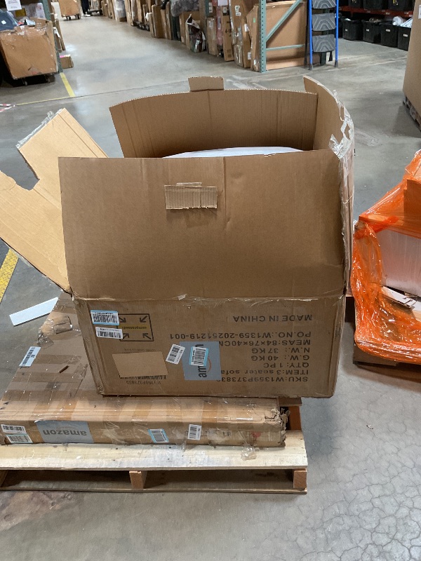 Photo 1 of ****PARTIAL SET/ ONLY 1 PIECE*** Eafurn Oversized Reversible Modular Sectional Sofa with Movable Ottoman, 4 Seater Convertible L Shaped Corner Couch Modern Chenille Sofa Set w/Double Layers Seat Cushions for Living Room Apartment