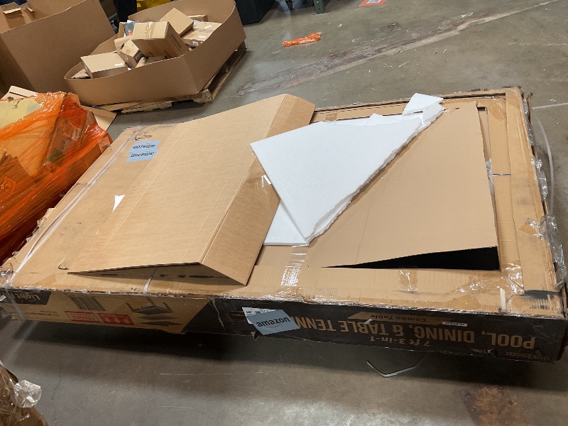 Photo 1 of ***MINOR SCRATCH*** GoSports 7 ft 3 in 1 Pool, Dining, & Table Tennis Combo Table - Convertible Top Game Table with Billiards and Table Tennis Accessories