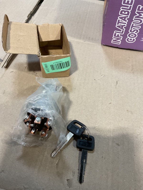 Photo 1 of **MISSING INSTALLATION HARDWARE**HiSport Ignition Starter Key Switch Compatible with Komatsu PC200-1 PC200-2 PC200-3 PC200-5 PC200-6 PC200-7,Komatsu Mobile Crusher BR300S-1B BR300S-2-M1 BR380JG-1 BR380JG-1E0 CD110R-2#22B-06-11910