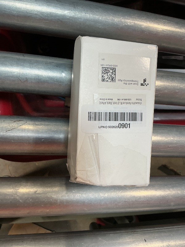 Photo 1 of **DIRTY** Furniture Risers Bed Risers Heavy Duty 1 inch, 2 inch, 3 inch, 4 inch Round Adjustable Bed Lifts Riser for Desk Legs Table Couch Sofa Chair Refrigerator Washing Machine (1 Inch, Black, 4 Pack )