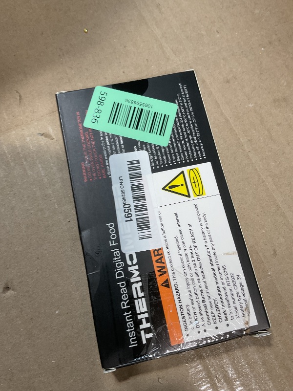 Photo 1 of **DIRT**Vuwwey Instant Read Meat Thermometer Digital for Cooking & Grilling with Dual Probe, Large Backlit & Calibration, Kitchen Food Thermometer for Oven Grill Smoker BBQ Candy Oil Fry Turkey, Gifts for Men