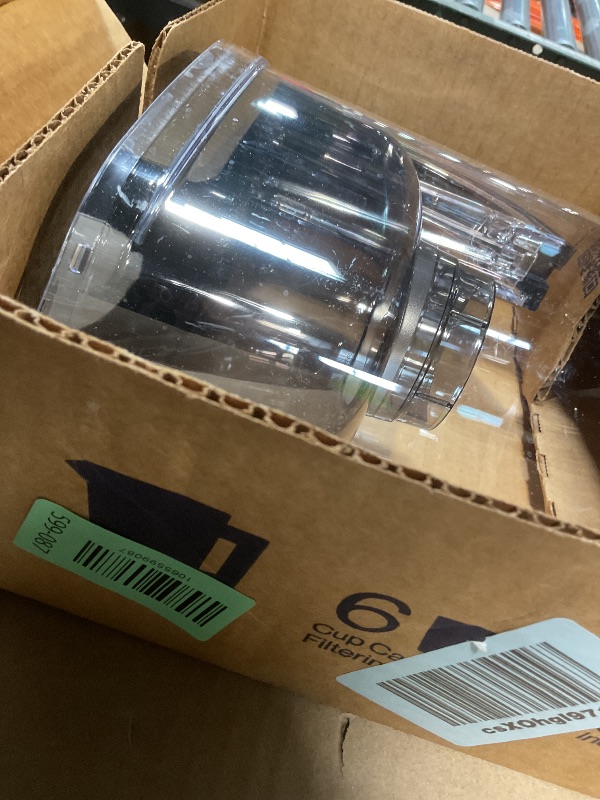 Photo 1 of **DIRT**Brita Small 6 Cup Water Filter Pitcher, 1 BritaPlus Filter, Metro, Black (Package May Vary)