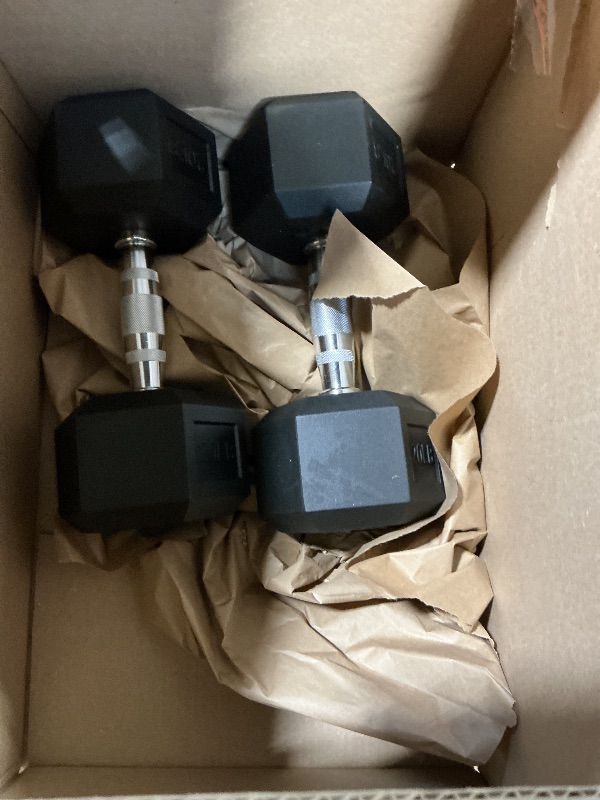 Photo 1 of ***** only 20 pound dumbbells nothing else**Fitvids Dumbbell Set with Rack â€“ Dumbbell + A-Rack: 150LBS Set â€“ Black
