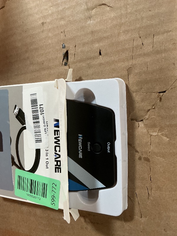 Photo 1 of [Upgrade] HDMI Switch 3 in 1 Out, 4K@60Hz HDMI 2.0 Switch Splitter with 2.6FT Long HDMI Cable, 3-Port HDMI Switcher Selector, Supports 4K 30Hz 3D 1080P HDCP2.2 for PS5 Xbox DVD Player Fire Stick PC