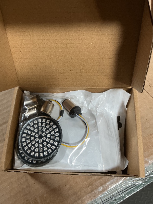 Photo 1 of 1157 1156 LED Turn Signals, 2 Inch High Brightness Front Rear LED Turn Signal Bulb with Lens Fit for Harley Davidson 1986-2026 Touring Softail Dyna Sportster Iron 883 1200 Street Glide Road Glide