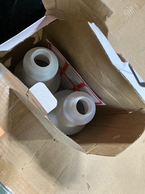 Photo 1 of **MISSING TOPS** Plastic Spray Bottle, Empty Spray Bottles (2 Pack 24 Oz), All-Purpose Sprayer for Cleaning Solutions, Hair Spray, Bleach, Planting, BBQ, Mist & Stream Water Spraying Bottle with Adjustable Nozzle