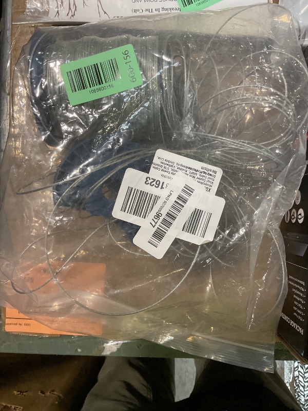 Photo 1 of **DAMAGED** Houseables Wire Rope, Plastic Coated Cable, Vinyl Coated Wire Rope, Trellis, 1/16 Stainless Steel Cable, 500FT, Braided, Clothesline, String Light, Picture Hanging, Clothes Line, Climbing Plants, Vine