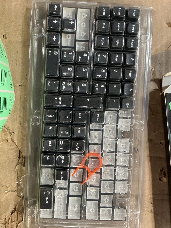 Photo 1 of ***MISSING KEYS*** Womier Double Shot PBT Keycaps Set 138 Keys, Cherry Profile Custom Keycaps 60 65 75 100 Percent for 61/64/68/84/87/100/104/108 Retro Gaming Mechanical Keyboard, Black