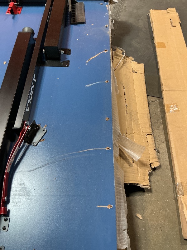 Photo 1 of *** USED/MAJOR DAMAGE/MISSING PARTS***JOOLA Inside 25mm Table Tennis Table with Net Set - Features 10-Min Assembly, Playback Mode, Compact Storage