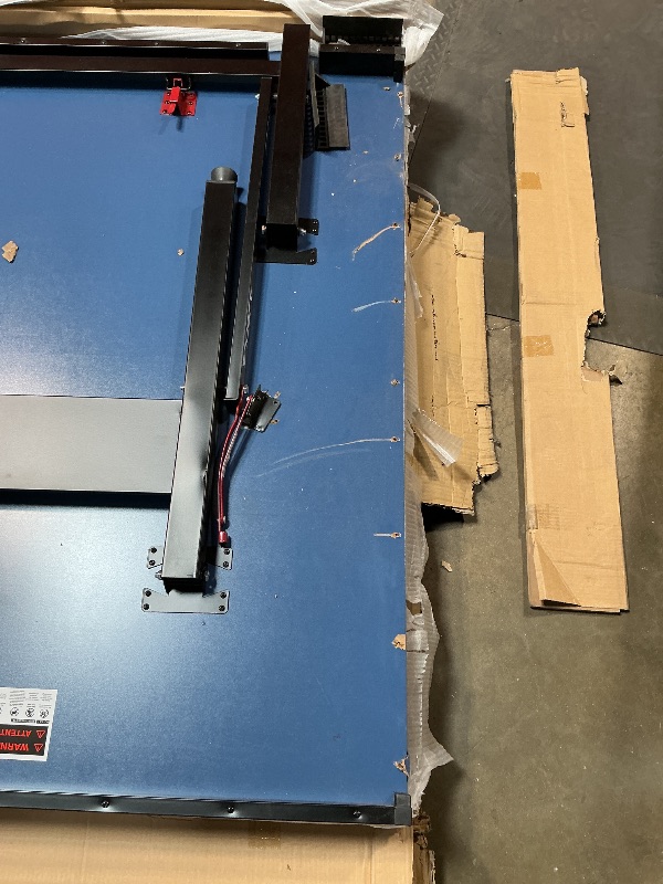 Photo 1 of *** USED/MAJOR DAMAGE/MISSING PARTS***JOOLA Inside 25mm Table Tennis Table with Net Set - Features 10-Min Assembly, Playback Mode, Compact Storage