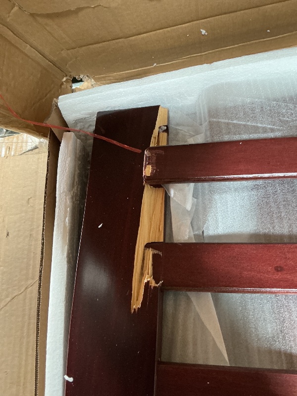 Photo 1 of ***USED/MAJOR DAMAGE***Dream On Me Ashton 5-in-1 Convertible Crib in Espresso, Greenguard Gold Certified , 50x36x44 Inch (Pack of 1)