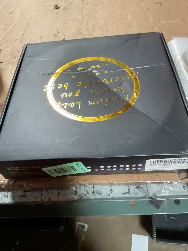 Photo 1 of 10" Wooden Lazy Susan Turntable for Cabinet – Rotating Spice Rack Organizer, Small Kitchen Countertop Tray for Dining Table & Pantry Storage (White & Gold)