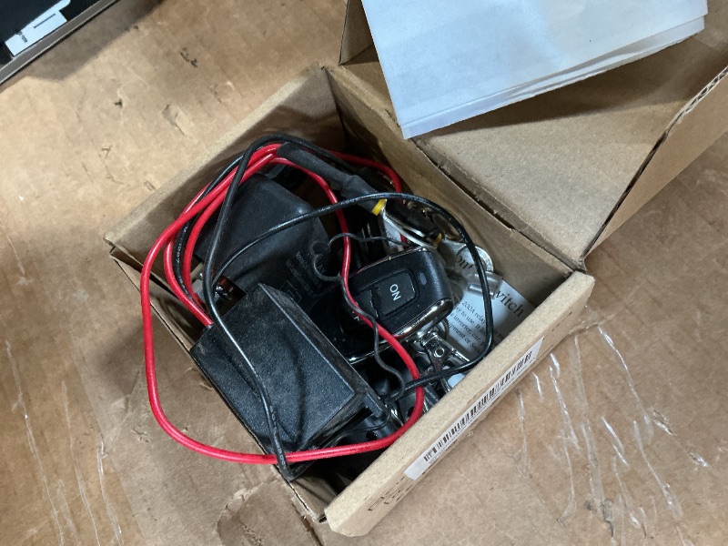 Photo 1 of * DIRTY USED * WOODGUILIN Wireless Remote Kill Switch for Car, Remote Battery Disconnect Switch Car,DC12V-72V 200A Remote Car Kill Switch Anti Theft Automatic Shut Off Switch, for Auto, Truck, Boat, RV.