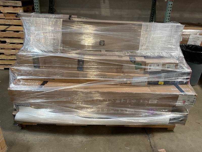 Photo 1 of *** MIXED BULK PALLET OF BROKEN TVS AND LAY DOWN STAND*** ALL SALES FINAL/NO RETURN OR REFUND/MUST HAVE TRUCK FOR PICK UP***