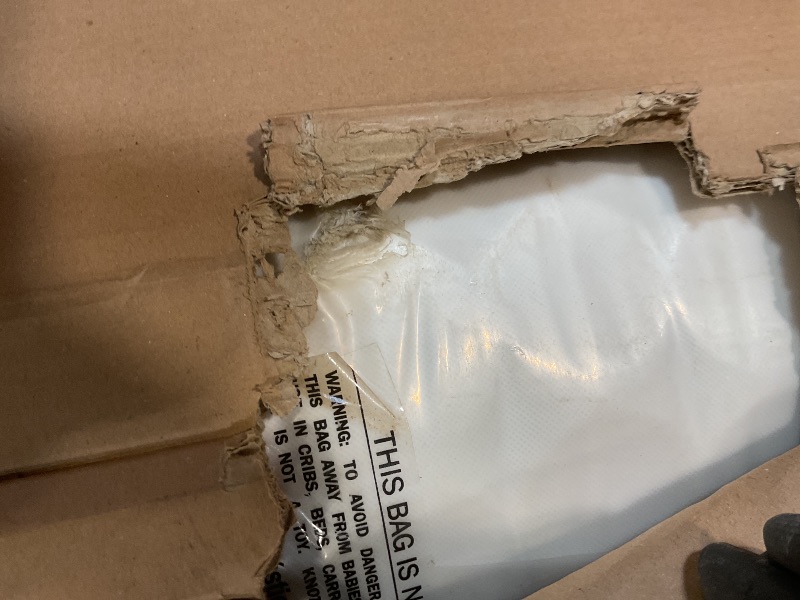 Photo 1 of **SCRAPE DAMAGE**ZINUS 10 Inch True Support Hybrid Mattress [New Version], Queen, Fiberglass Free, Medium Feel, Motion Isolation, Certified Safe Foams & Fabric, Mattress in A Box